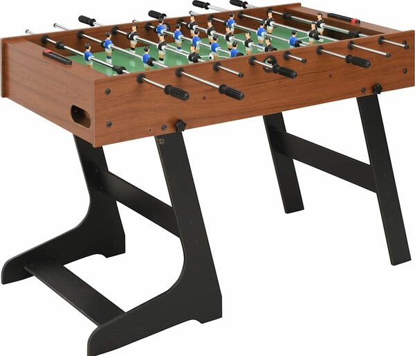 VidaXL Skládací stolní fotbal 121 x 61 x 80 cm [91938] Barva: světle hnědá
