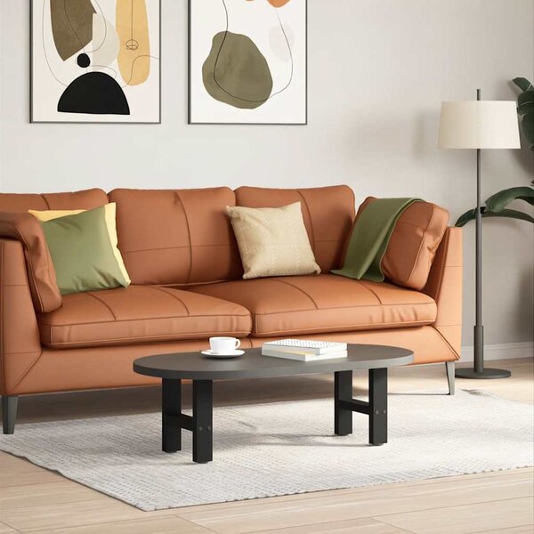 VidaXL Nohy konzolového stolku 2 ks ocelové [4013252] Barva: Bílá, Velikost: 38 x (72-73) cm