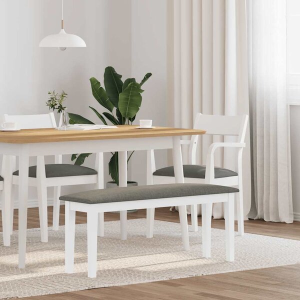 VidaXL Lavice 110 cm z masivního dřeva s gumou [4102602] Barva: Přírodní