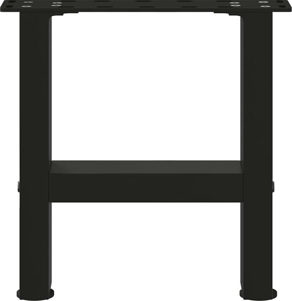VidaXL Nohy konzolového stolku 2 ks ocelové [4013252] Barva: Bílá, Velikost: 38 x (72-73) cm