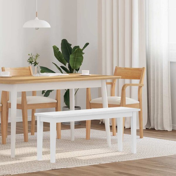 VidaXL Lavice 110 cm z masivního dřeva s gumou [4102602] Barva: Přírodní