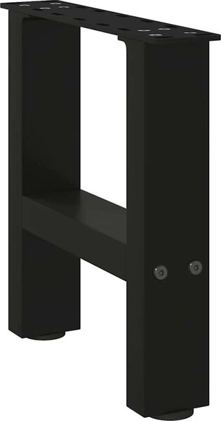 VidaXL Nohy konzolového stolku 2 ks ocelové [4013252] Barva: Bílá, Velikost: 38 x (72-73) cm