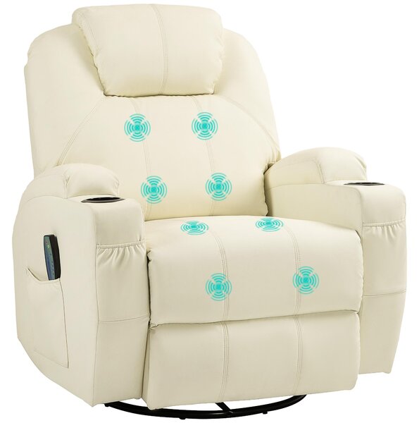 Relaxaní křeslo HOMCOM s masání funkcí, televizní křeslo s funkcí polohování