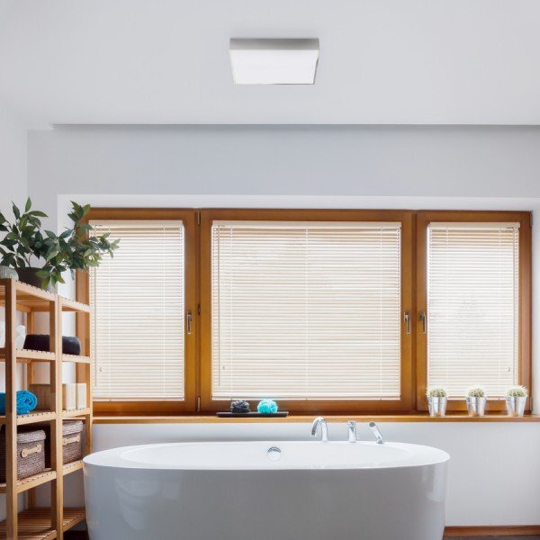 MERANO LED 35 stropní chrom/matný akryl 230V LED 24W IP44 3000K - RED - DESIGN RENDL