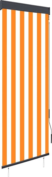VidaXL Roleta Textil a hliník [145944] Barva: Modro-bílá, Velikost: 200 x 250 cm