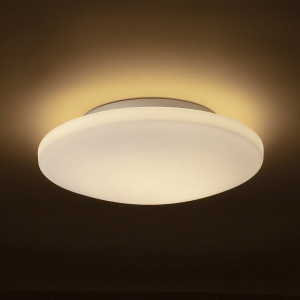 SARA LED 36 stropní opálové sklo/chrom 230V LED 24W IP44 3000K - RED - DESIGN RENDL