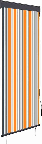 VidaXL Roleta Textil a hliník [145944] Barva: Modro-bílá, Velikost: 200 x 250 cm