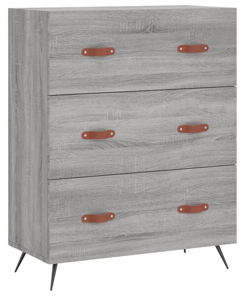 Skříň highboard šedá sonoma 69,5 x 34 x 180 cm kompozitní dřevo 3189355