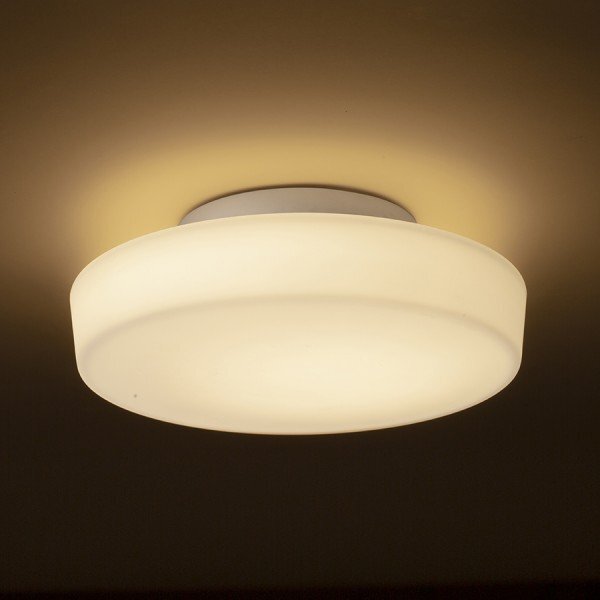 ZARA LED 26 stropní opálové sklo/chrom 230V LED 12W IP44 3000K - RED - DESIGN RENDL