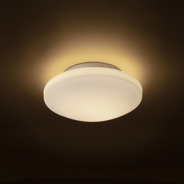 SARA LED 26 stropní opálové sklo/chrom 230V LED 12W IP44 3000K - RED - DESIGN RENDL