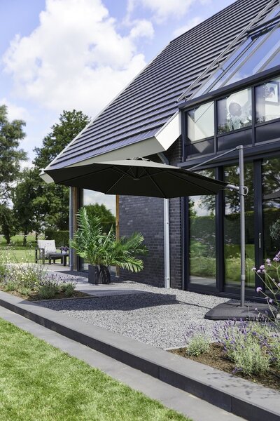 Slunečník Shadowflex, průměr 350 cm - Royal Grey