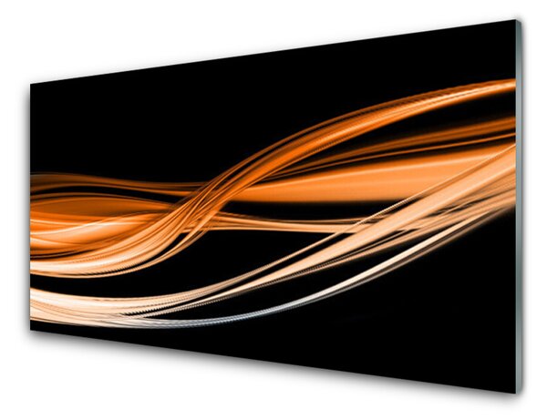 Plexisklo-obraz Abstrakce Vlny Art Umění 100x50 cm