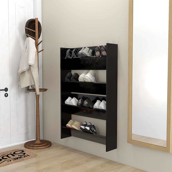 VidaXL Skříň na obuv Kompozitní dřevo [806757] Barva: Betonová šedá, Velikost: 60 x 18 x 90 cm