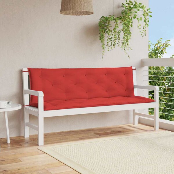 VidaXL Poduška na zahradní lavici 100 x (50+50) x 7 cm oxford [361711] Barva: Vícebarevný, Velikost: 150 cm