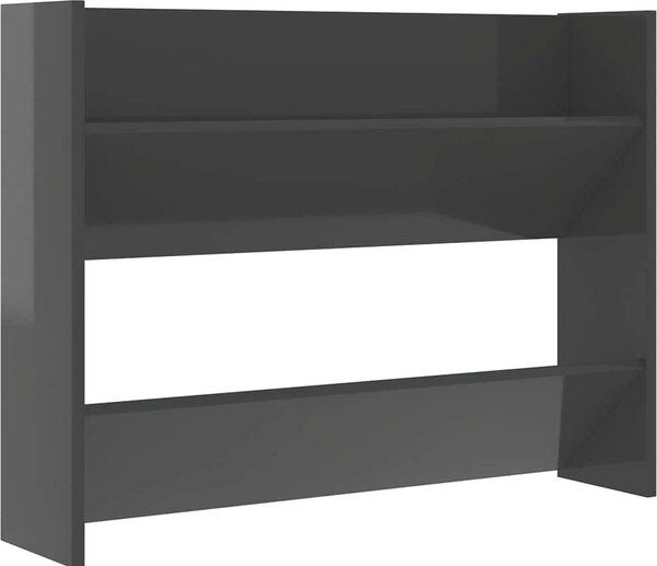 VidaXL Skříň na obuv Kompozitní dřevo [806757] Barva: Betonová šedá, Velikost: 60 x 18 x 90 cm