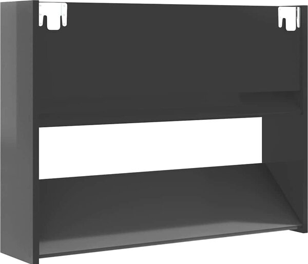 VidaXL Skříň na obuv Kompozitní dřevo [806757] Barva: Betonová šedá, Velikost: 60 x 18 x 90 cm