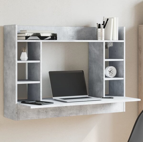 VidaXL Nástěnný psací stůl 105 x 48 x 75 cm kompozitní dřevo [847974] Barva: dub sonoma