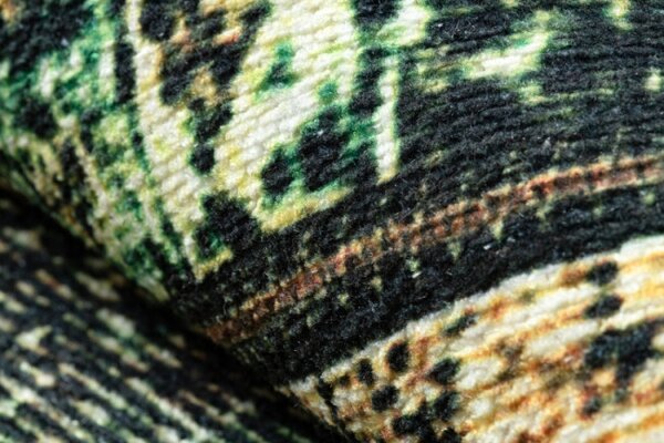 Koberec ANTIKA Ancient Olive patchwork zelený