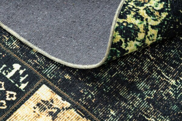 Koberec ANTIKA Ancient Olive patchwork zelený