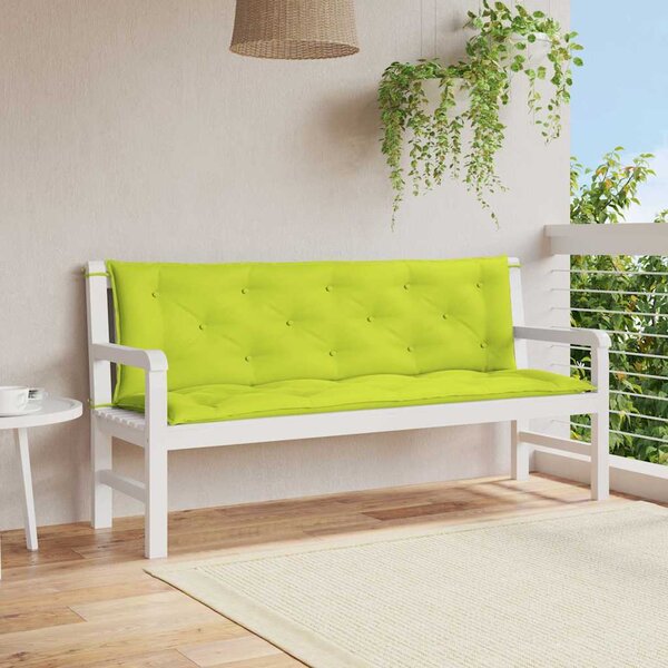 VidaXL Poduška na zahradní lavici 100 x (50+50) x 7 cm oxford [361711] Barva: Vícebarevný, Velikost: 150 cm