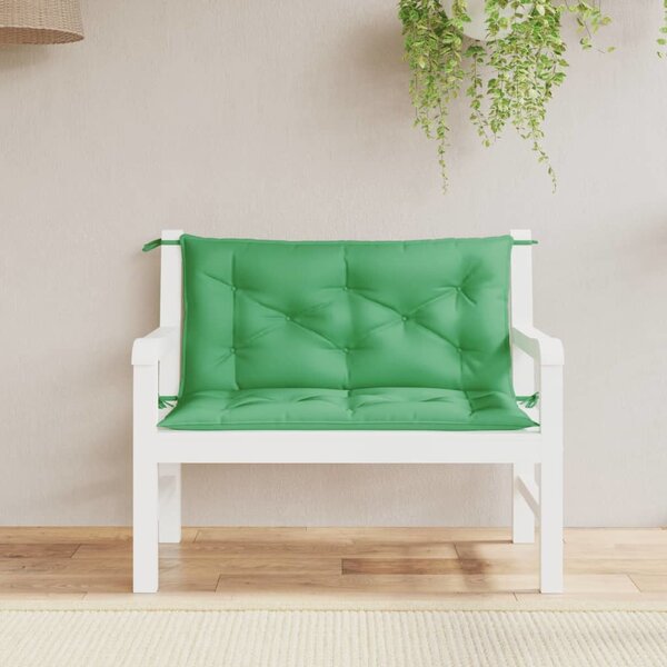 VidaXL Podušky na zahradní lavici 2 ks látka oxford [361660] Barva: antracitová, Velikost: 120 x 50 x 7 cm