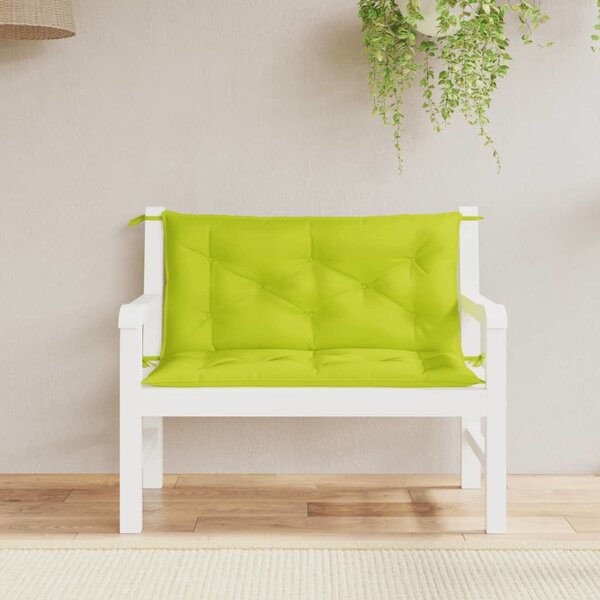 VidaXL Podušky na zahradní lavici 2 ks látka oxford [361660] Barva: antracitová, Velikost: 120 x 50 x 7 cm