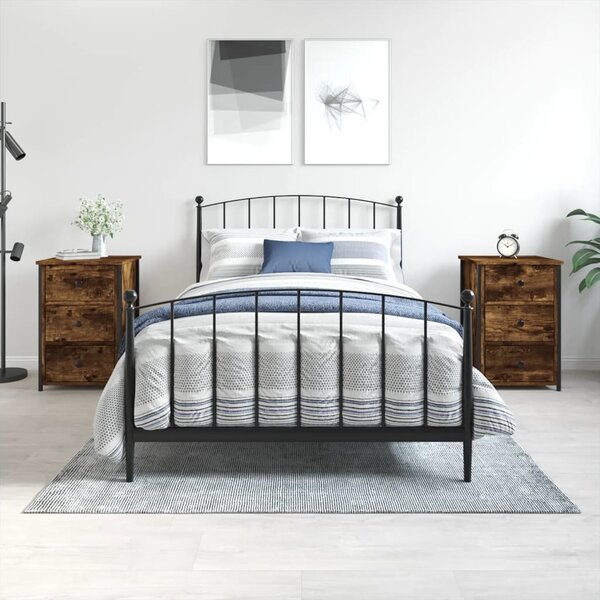 VidaXL Noční stolky 2 ks 40 x 36 x 60 cm kompozitní dřevo [826002] Barva: dub sonoma