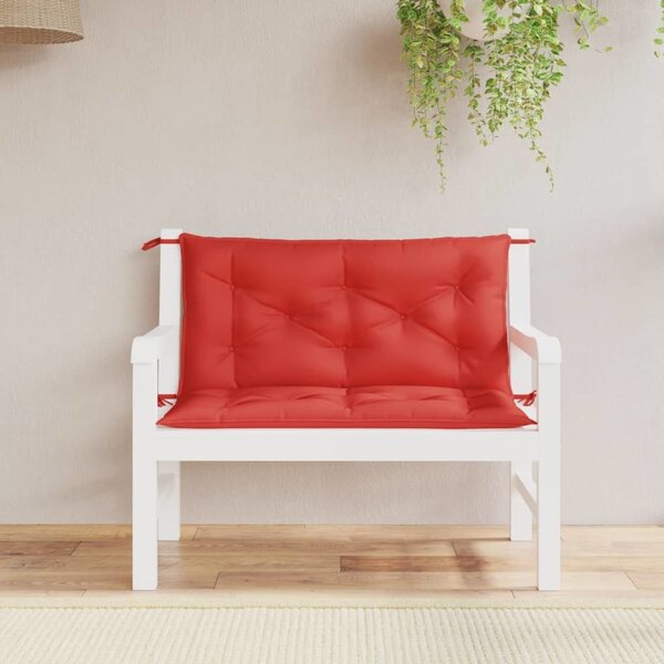 VidaXL Podušky na zahradní lavici 2 ks látka oxford [361660] Barva: antracitová, Velikost: 120 x 50 x 7 cm