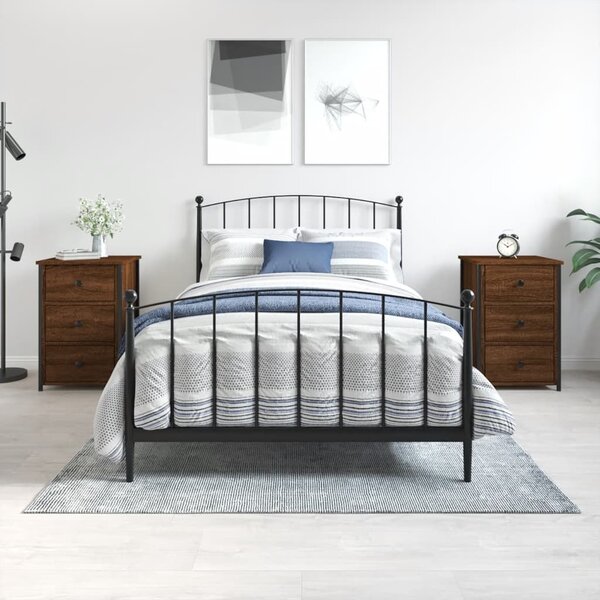 VidaXL Noční stolky 2 ks 40 x 36 x 60 cm kompozitní dřevo [826002] Barva: dub sonoma