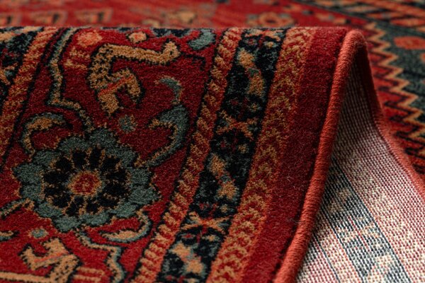 Koberec KASHQAI 4345 300 orientální / rám, bordó