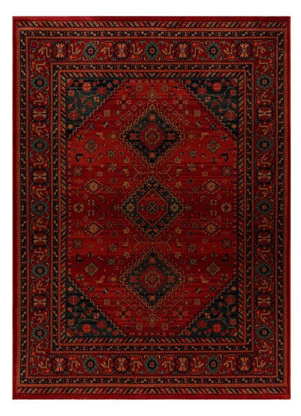 Koberec KASHQAI 4345 300 orientální / rám, bordó