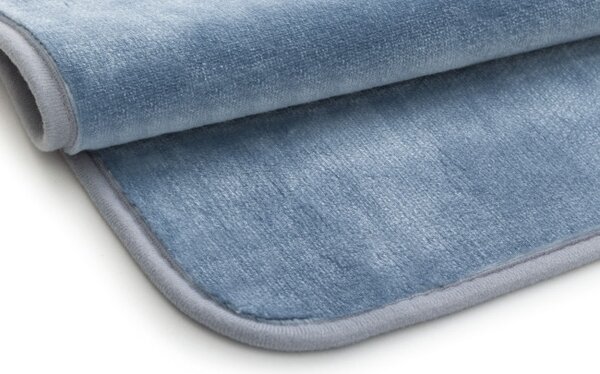 Koupelnový kobereček Miami Viscose modrý
