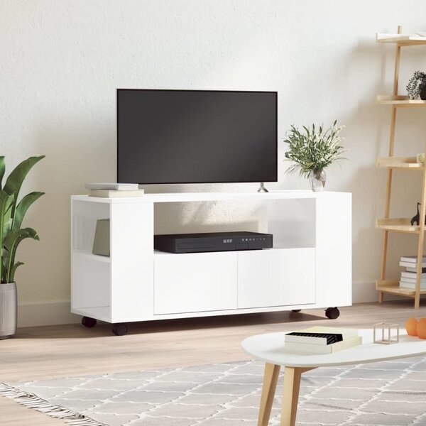 VidaXL TV skříňka 102 x 34,5 x 43 cm kompozitní dřevo [833747] Barva: Bílá