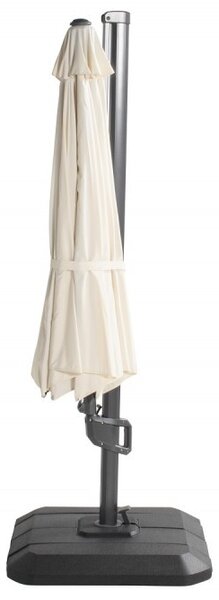 Shadowflex slunečník s boční nohou, průměr 300 cm - Ecru