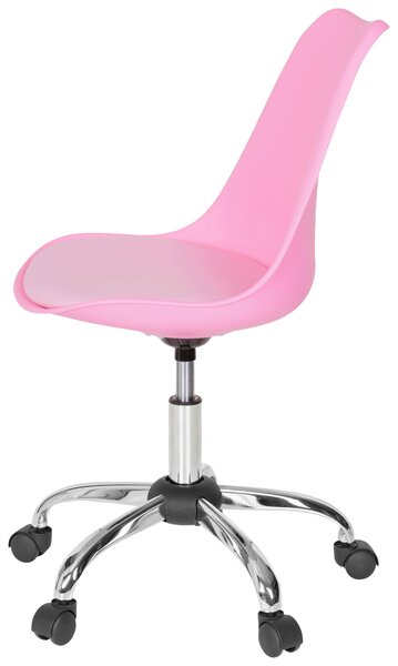 OTOČNÁ ŽIDLE, vzhled kůže, pink MID.YOU - Online Only kancelářské židle, Online Only