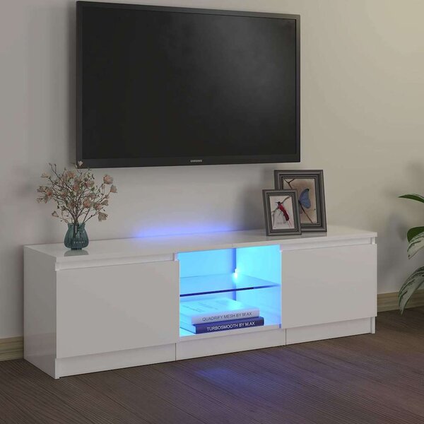 VidaXL TV skříňka s LED osvětlením [856347] Barva: dub artisan, Velikost: 120 x 30 x 36 cm