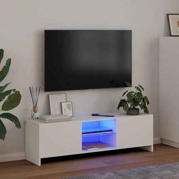 VidaXL TV skříňka s LED osvětlením [856347] Barva: dub artisan, Velikost: 120 x 30 x 36 cm