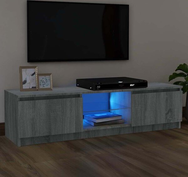VidaXL TV skříňka s LED osvětlením [856347] Barva: dub artisan, Velikost: 120 x 30 x 36 cm