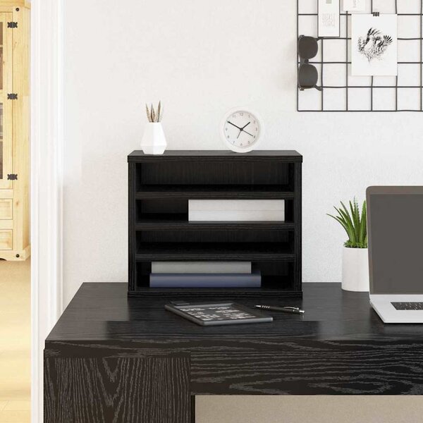 VidaXL Organizér na stůl 36 x 26 x 29,5 cm [848046] Barva: Bílá