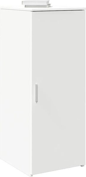 VidaXL Úzká úložná kompozitní dřevo [859034] Barva: Bílá, Velikost: 50 x 45 x 103.5 cm
