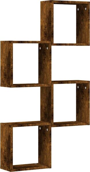 VidaXL Nástěnné police kostky [815880] Barva: Bílá, Velikost: 80 x 15 x 26.5 cm