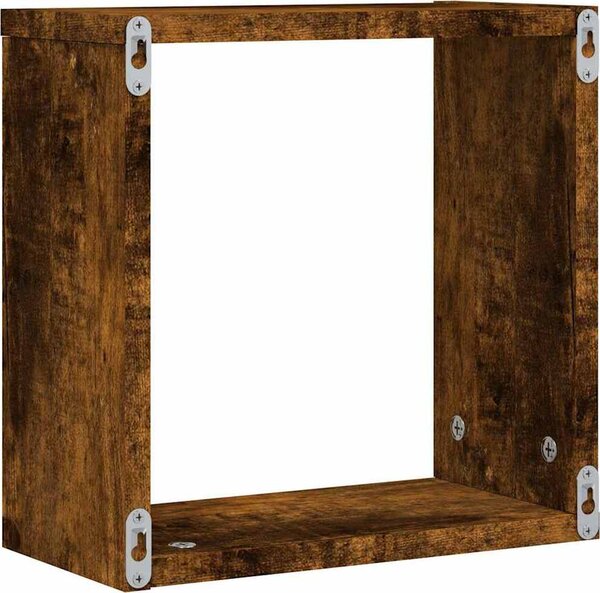 VidaXL Nástěnné police kostky [815880] Barva: Bílá, Velikost: 80 x 15 x 26.5 cm