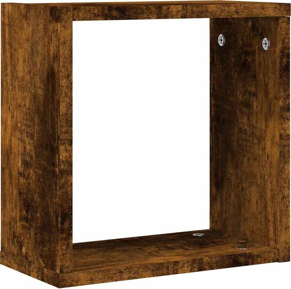 VidaXL Nástěnné police kostky [815880] Barva: Bílá, Velikost: 80 x 15 x 26.5 cm