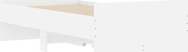 VidaXL Rám postele Kompozitní dřevo [3207364] Barva: dub sonoma, Velikost: 90 x 190 cm (rám 193 x 93 x 50 cm)