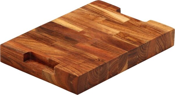 VidaXL Prkénko na krájení masivní akáciové dřevo [376053] Velikost: 60 x 42 x 4 cm