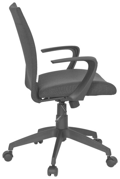 OTOČNÁ ŽIDLE, plochá tkanina, černá MID.YOU - Online Only kancelářské židle, Online Only