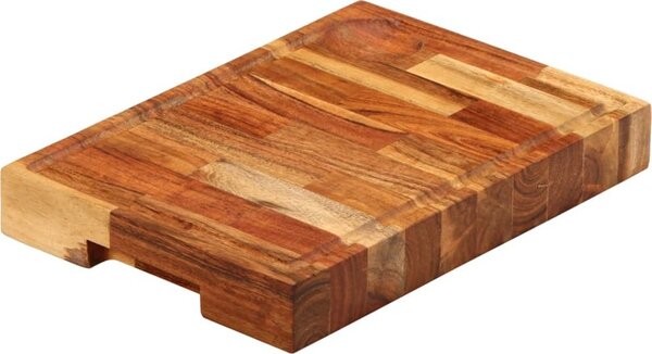 VidaXL Prkénko na krájení masivní akáciové dřevo [376053] Velikost: 60 x 42 x 4 cm