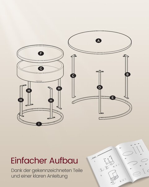 Set dvou konferenčních stolků LCT044K67