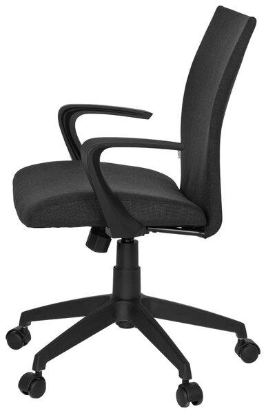 OTOČNÁ ŽIDLE, plochá tkanina, černá MID.YOU - Online Only kancelářské židle, Online Only