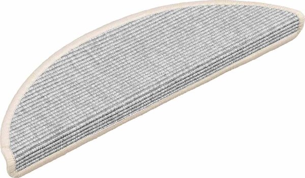 VidaXL Schodové rohože 15 ks , půlkulaté, velké [326898] Barva: světle hnědá, Velikost: 56 x 17 x 3 cm
